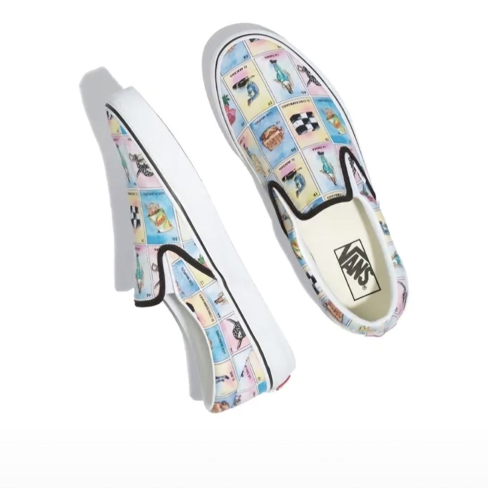 Los Vans Slip-On and Old Skool Honors the Traditional Lotería Card Game.